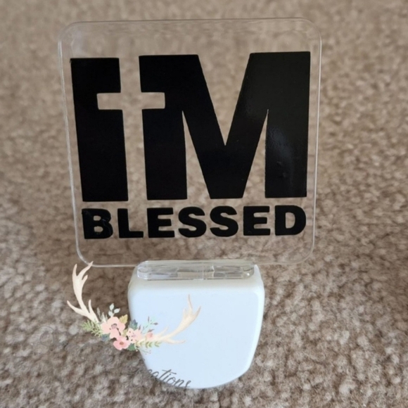 Religious Night Light - Handmade - New without tags Blessed Night light - Picture 2 of 2